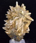 9cms  QUARTZ PYRITE CRYSTALS Galena Mineral Specimen Peru Q387