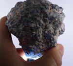 8cms GEM BLUE ANHYDRITE Nodule Bptryidal Crystals Peru Specimen C39