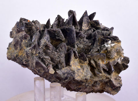 7.5cms GEM AXINITE CRYSTALS Peru Mineral Specimen Collector Old Stock Peru  A622