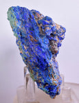 10cms AZURITE MALACHITE AZURMALACHITE Crystal Peru Dark Blue Green Mineral Specimen U593