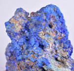 10cms AZURITE MALACHITE AZURMALACHITE Crystal Peru Dark Blue Green Mineral Specimen U593