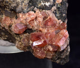 5.6cms RHODOCHROSITE CRYSTALS Peru Uchucchacua Mine Gemstone Collector Mineral Specimen R761