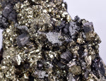 9cm Pyrite Chalcopyrite Sphalerite Galena Calcite Crystals Peru M267
