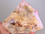 755 Grams PREMIUM PINK OPAL Angel Skin Quality Rough Jewelry Pendant Peru Rose Coral Color P279