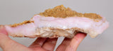 755 Grams PREMIUM PINK OPAL Angel Skin Quality Rough Jewelry Pendant Peru Rose Coral Color P279