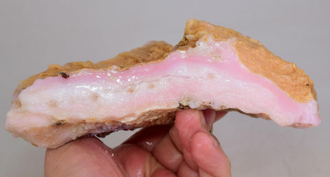 755 Grams PREMIUM PINK OPAL Angel Skin Quality Rough Jewelry Pendant Peru Rose Coral Color P279