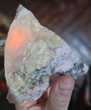 185 Grams PREMIUM PINK OPAL Angel Skin Quality Rough Jewelry Pendant Peru Rose Coral Color P280