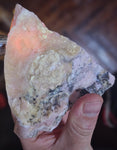 185 Grams PREMIUM PINK OPAL Angel Skin Quality Rough Jewelry Pendant Peru Rose Coral Color P280