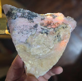 185 Grams PREMIUM PINK OPAL Angel Skin Quality Rough Jewelry Pendant Peru Rose Coral Color P280