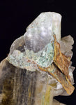 21cms SELENITE CRYSTALS CHRYSOCOLLA Lily Mine Peru Gypsum Mineral Specimen T471