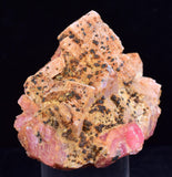5cms RHODOCHROSITE CUBIC GOETHITE Peru Crystals Collector Mineral Specimen R762