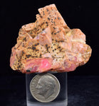 5cms RHODOCHROSITE CUBIC GOETHITE Peru Crystals Collector Mineral Specimen R762