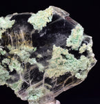 4.8cms CRYSOCOLLA INSIDE SELENITE Crystals  Peru Chrysocolla Gypsum Premium Mineral Specimen T472
