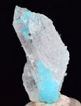4.6cms NATURAL BLUE SALAMMONIAC Lecontite Botryoidal Crystals Chile Turquoise Color Rare Aesthetic Mineral Specimen U596