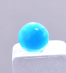 0.5carats GEM SILICA CHRYSOCOLLA Cabochon Lily Mine Peru Royal Blue Color Jewelry B111