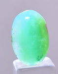 7carats GEM SILICA CHRYSOCOLLA Emeraldine Chalcedony Lily Mine Peru Cabochon Quartz Malachite Emerald Color Jade Color B112
