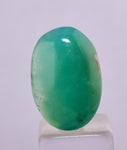 7carats GEM SILICA CHRYSOCOLLA Emeraldine Chalcedony Lily Mine Peru Cabochon Quartz Malachite Emerald Color Jade Color B112