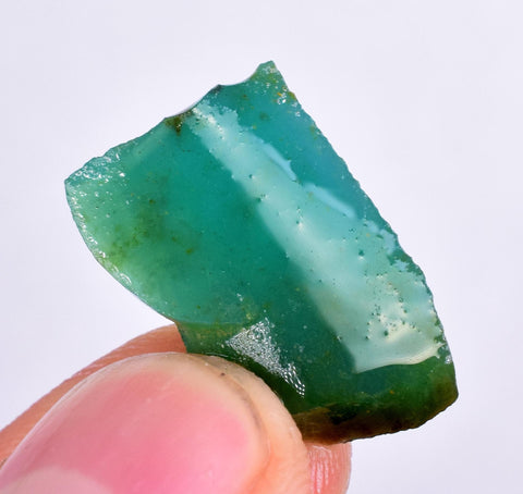 2.1grs GEM SILICA CHRYSOCOLLA Emeraldine Lily Mine Peru Scenic Quartz Malachite Chalcedony Emerald Jade Color S146