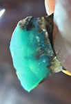 4.1grs GEM SILICA CHRYSOCOLLA Emeraldine Lily Mine Peru Scenic Quartz Malachite Chalcedony Emerald Jade Color S147
