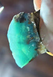 4.1grs GEM SILICA CHRYSOCOLLA Emeraldine Lily Mine Peru Scenic Quartz Malachite Chalcedony Emerald Jade Color S147