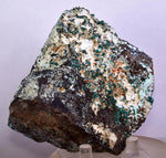 11cms DIOPTASE CRYSTALS QUARTZ Mineral Specimen Peru K94