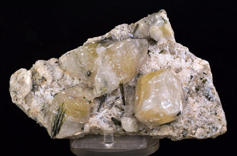 20cms EPIDOTE QUARTZ  CALCITE Fluorescent Crystals Peru Mineral Specimen Collector G275