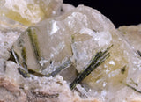 20cms EPIDOTE QUARTZ  CALCITE Fluorescent Crystals Peru Mineral Specimen Collector G275
