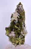 13cms AXINITE QUARTZ CRYSTALS Epidote Cluster Garnet Peru Mineral Specimen Collectors A625
