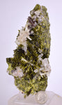 13cms AXINITE QUARTZ CRYSTALS Epidote Cluster Garnet Peru Mineral Specimen Collectors A625