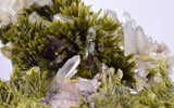 13cms AXINITE QUARTZ CRYSTALS Epidote Cluster Garnet Peru Mineral Specimen Collectors A625