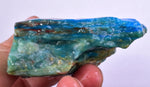 102grs BLUE OPAL ROUGH Peru Scenic Quality Jewelry Collector O803