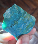 71grs BLUE OPAL ROUGH Peru Scenic Quality Jewelry Collector O804