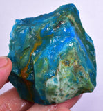 71grs BLUE OPAL ROUGH Peru Scenic Quality Jewelry Collector O804
