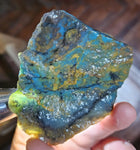 110grs BLUE OPAL ROUGH Peru Scenic Quality Jewelry Collector O805