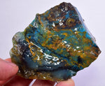 110grs BLUE OPAL ROUGH Peru Scenic Quality Jewelry Collector O805