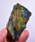 110grs BLUE OPAL ROUGH Peru Scenic Quality Jewelry Collector O805