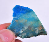 9grs BLUE OPAL ROUGH Peru Scenic Quality Jewelry Collector O807