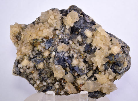 11cms CALCITE PYRITE SPHALERITE Peru Crystals Mineral Specimen Collector G271