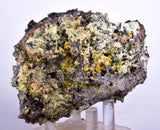 9.5cms AXINITE QUARTZ CRYSTALS Epidote Cluster Prehnite Peru Mineral Specimen Collectors A627