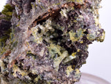 9.5cms AXINITE QUARTZ CRYSTALS Epidote Cluster Prehnite Peru Mineral Specimen Collectors A627