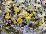 9.5cms AXINITE QUARTZ CRYSTALS Epidote Cluster Prehnite Peru Mineral Specimen Collectors A627