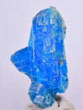 5.1cms NATURAL CHALCANTHITE  Unique Copper Peru Electric Blue Sharp Shiny Mineral Specimen Collector F462