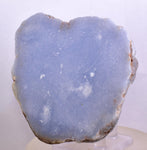 9.1cms GEM BLUE ANHYDRITE Nodule Bptryidal Crystals Peru Specimen C40