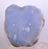 9.1cms GEM BLUE ANHYDRITE Nodule Bptryidal Crystals Peru Specimen C40