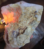 755 Grams PREMIUM PINK OPAL Angel Skin Quality Rough Jewelry Pendant Peru Rose Coral Color P279
