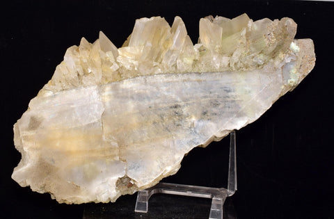 21cms SELENITE CRYSTALS CHRYSOCOLLA Lily Mine Peru Gypsum Mineral Specimen T471