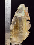 21cms SELENITE CRYSTALS CHRYSOCOLLA Lily Mine Peru Gypsum Mineral Specimen T471