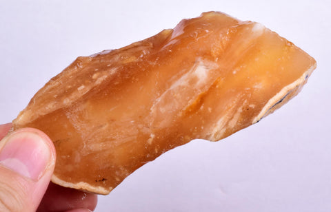 96Grams GOLDEN OPAL CANDY Slab Facet Old Stock Translucent Mineral Specimen O809