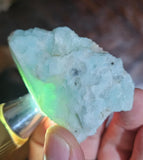 77grs AMAZONITE BLUISH GREEN  Peru Natural High Quality Jewelry Collector E133