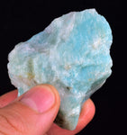75Grs AMAZONITE BLUISH GREEN  Peru Natural High Quality Jewelry Collector E135